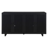 ZNTS TREXM Modern Style Sideboard with Superior Storage Space, Hollow Door Design and 2 Adjustable WF318109AAB