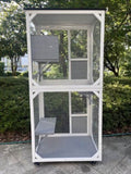 XPT016 Outdoor indoor cat pet climbing rack play cage lovely big space W171194614