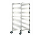 20-Tier Bun Pan Rack with Brake Wheels, 26" x 20.4" x 70" Speed Rack for Half & Full Sheet Pans, 60640560