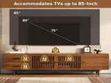 78" TV Stand for TVs Up to 85", TV Console for Living Room, Media Console with Two Drawers, N710P510680P