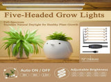 Plant Stand indoor 9-Tiered , 63.6" Tall Plant Stand with 5 Grow Lights, Adjustable Lighting Modes 12507409