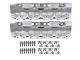 Complete Aluminum Cylinder Heads Fits for SBC Chevy 350 Camaro 190cc 64cc 2.02/1.60-Straight 03848748