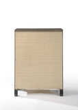 Grey 5-Drawer Chest B062P209023