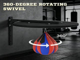 Adjustable Wall Mounted Speed Bag Platform Punching Bag Training Kit for Boxing Fitness Gym 60765556