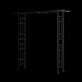 Metal Garden Arch with Adjustable Width W42.52''W78.15'' Climbing Plants Support Rose Arch Outdoor W1586P268885