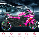 12V Kids Ride on Motorcycle, Electric Kids Motorcycle, Battery Powered Motorcycle for 3-4Years Old, W3380P310000