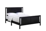 Connelly Reversible Panel Full Bed Black/Vintage Walnut B02263746
