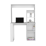 Maine Desk With Hutch and Shelves B070P188815