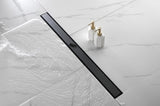 36 Inches Linear Shower Drain with Removable Cover, 304 Stainless Shower Drain Included Hair W92891550