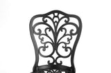 Best Choice Products 3-Piece Outdoor Rust-Resistant Cast Aluminum Patio Bistro Set Black W640P250968