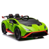 ZNTS Lamborghini Huracan Sto 24V Kids Electric Ride-On Drift Car: Speeds 1.86-5.59 MPH, Ages 3-8, Foam W1396P155008