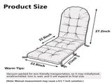 Outdoor Adirondack Chair Cushions 44x19x4 inch Waterproof Rocking Chair Cushion with 17x19 Ottoman 80462590