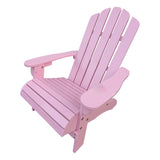 Outdoor or indoor Wood children Adirondack chair,pink 81392363
