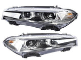2PCS Front Left & Right HID/Xenon Headlights with AFS Fit for 2014-2018 BMW X5 F15 F85 63117317109 78076018