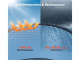 Portable Camping Shower Tent, Instant Setup Changing Room with Ground Stakes, Ropes, and Carry Bag, 46812534