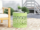 Outdoor Metal end Table -Large 73607.00GRN