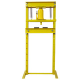Hydraulic Shop Press ,12-Ton Capacity , Floor Mount ,with Press Plates, H-Frame Garage Floor Press, W465P146709