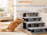 Modular Pet Cat Stairs, 2/3/4Step Flexible Setup Pet Steps for Bed and Sofa T3971P612033