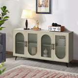 TV Stand 65 Inch TV, Wood TV Stand with Storage Cabinet & Adjustable Shelves, Media TV Console W1445139547