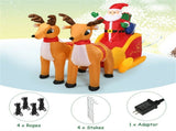 7.5 Feet Christmas Decoration Waterproof Outdoor Inflatable Santa 62345564