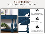 63inch Long Wood Console Table with 3 Drawers and 1 Bottom Shelf for Entryway Hallway Easy Assembly W1202114032