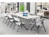 6 Foot Folding Table,Fold-in-Half Plastic Table,Indoor Outdoor Picnic Party Dining Camp 67979816