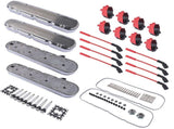 Polished Valve Covers with Lgnition Coils and Wires Fit for Chevrolet GM LS1 LS2 LS3 Clearance for 01724899