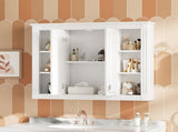 36'' x 28'' Medicine Cabinet, Wall Mounted Bathroom Storage Cabinet, with 1 Adjustable Shelf, N710P358584K