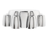 4X 8 Lug Wheel Chrome 99-05 Ford F250 F350 Center Hub Caps Rim Dust Covers ABS 79406856