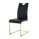 ZNTS Modern Dining Chairs with Faux Leather Padded Seat Dining Living Room Chairs Upholstered Chair with W210127294