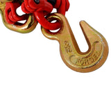 J Hook Chain, 5/16 in x 10 ft Bridle Tow Chain, G80 Bridle Transport Chain, Alloy Steel Chain with 2 W465133697