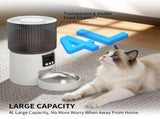 Intelligent fully automatic pet feeder, timed and quantitative feeding, remote control for more 08713239