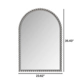 Iron Art Arch Vintage Vanity Mirror, Wall Hanging, Placed On The Table, Suitable For Living Room, W757P266595