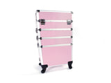 4 in 1 Aluminum Cosmetic Makeup Case Tattoo Box Pink 51021269