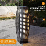 ZNTS Solar Powered Outdoor Floor Lamp,Outdoor Solar Lanterns,Waterproof Weather Resistant Patio Light for 35355282