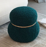 WKJ1Y Dark green snowman stool, seat body width 14.56 inches, round belly, playful cute, suitable W2085P166460