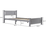 Vertical Decorative Core Bed Grey Twin Replacement code 80070508 22600065
