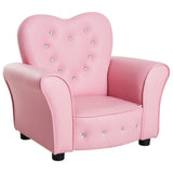Kids Sofa Toddler Tufted Upholstered Sofa Chair Princess Couch with Diamond Decoration -AS 91714031