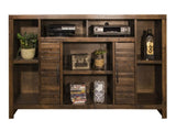 74 inch TV Stand Console for TVs up to 85 inches, No Assembly Required, Whiskey Finish B108P160189