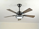 42" 5PCS Plywood Blades Ceiling Fan with LED Light 3000-6500K Dimmable,Quiet DC Motor Ceiling Fans 6 W3596P462052