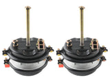 2 x Air Brake Chamber 30/30 Sealed 2.5" / 64 mm Fit For Haldex GC3030 Fit For Bendix K049898, 40686104