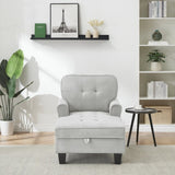 Chaise Lounge Indoor Sleeper Sofa Bed Chair Upholstered Lounge Chair for Bedroom Living Room with W1825P185508