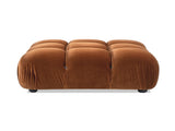 Marcel 36" Bubble Modular Modern Cocktail Ottoman, Olive Green Performance Velvet B2719P280170