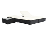 Three-Piece Flat Bed Black Four-Wire 59219474