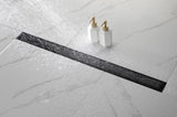 36 Inches Linear Shower Drain with Removable Cover, 304 Stainless Shower Drain Included Hair W92891550
