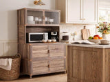 Tall Storage Cabinet, 31.50" W x 19.69" D x 65.75" H, Freestanding Indoor & Outdoor Storage Cabinet W3895P551346