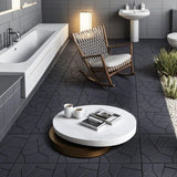DIY friendly, easy to clean interlocking deck tiles, 11.8"x11.8" patio flooring 44 pieces per 60070976