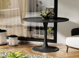 Modern Round Dining Table, 31.5'' Kitchen Dining Room Furniture, Coffee Table, Leisure Table, 07658051