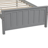 Wood Platform Bed Twin size Platform Bed, Gray 53425771
