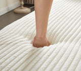 Modern Floor Sofa with 2 Pillows,Convertible Plush Corduroy Foam-Filled Sleeper Sofa Bed,15" Full W1885P347080